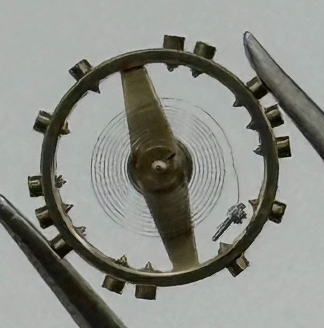 FEF 430 6600 Balance Wheel Complete And Spring Renata 943 M Watch Movement Parts