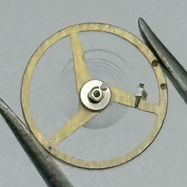 Felsa 4020 4025 Balance Wheel Complete And Spring 1437 Watch Movement Parts NOS