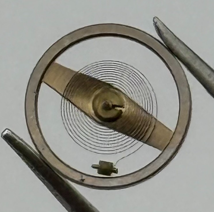 Brac 2021 Balance Wheel Complete And Spring 5¼’’’ 69 M Watch Movement Parts NOS