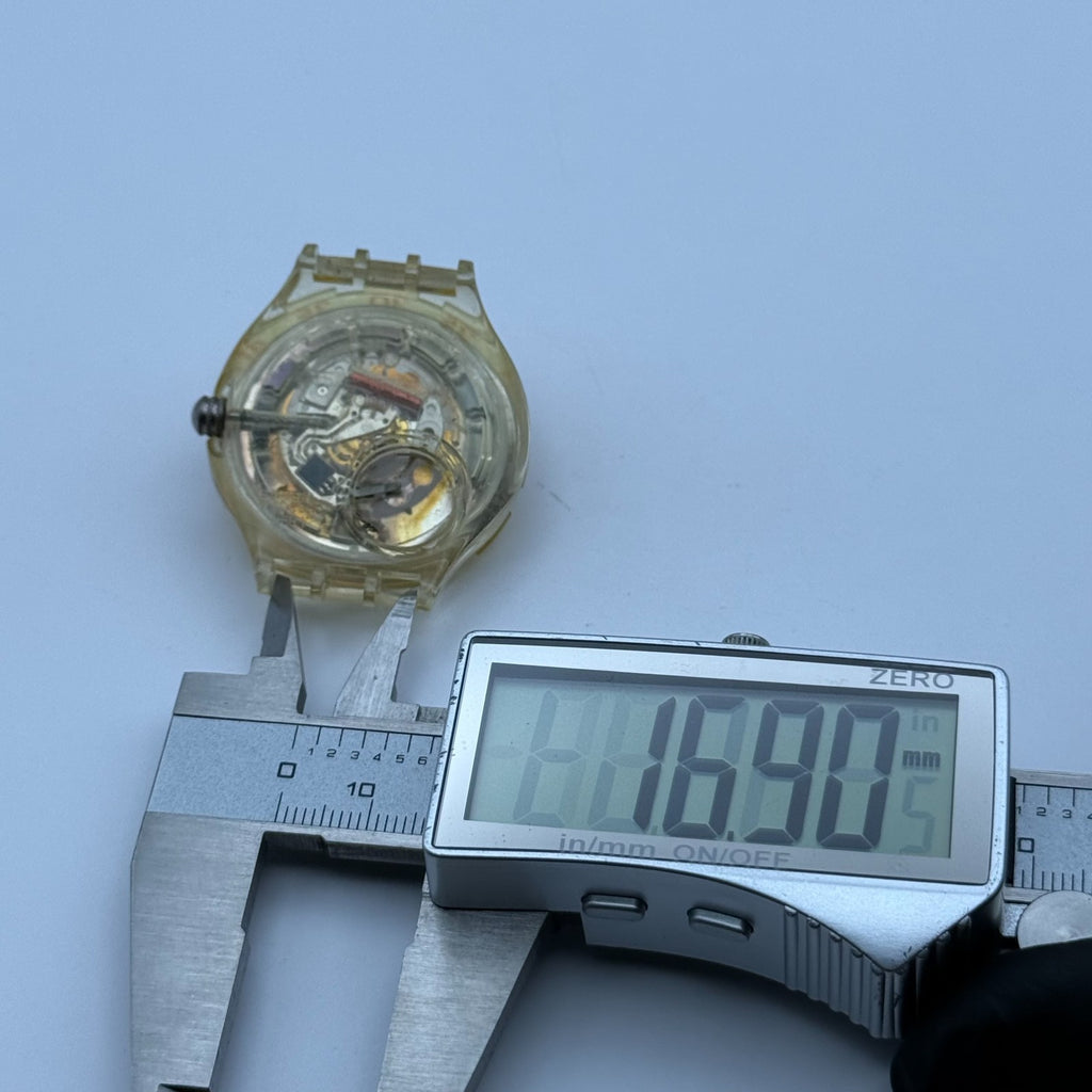 Vintage Swatch Scuba 200 Watch SDK114 Red Marine 1994 ETA Quartz 40mm Parts 