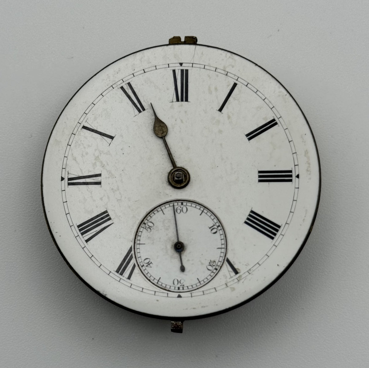 English Lever Pocket Watch Movement - E. Johnson & Son Derby - Parts / Repair