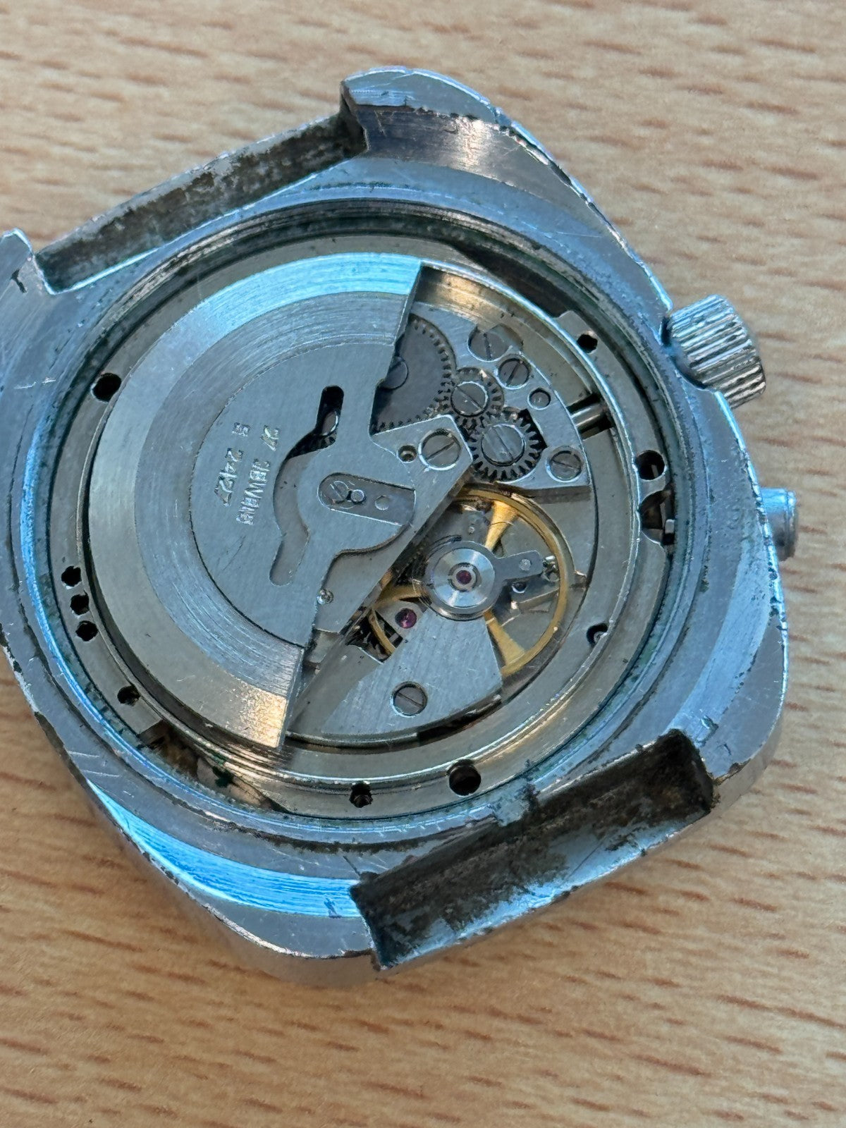 Sekonda Day Date Automatic Men's Watch - Soviet Slava S2427 - Running / Spares