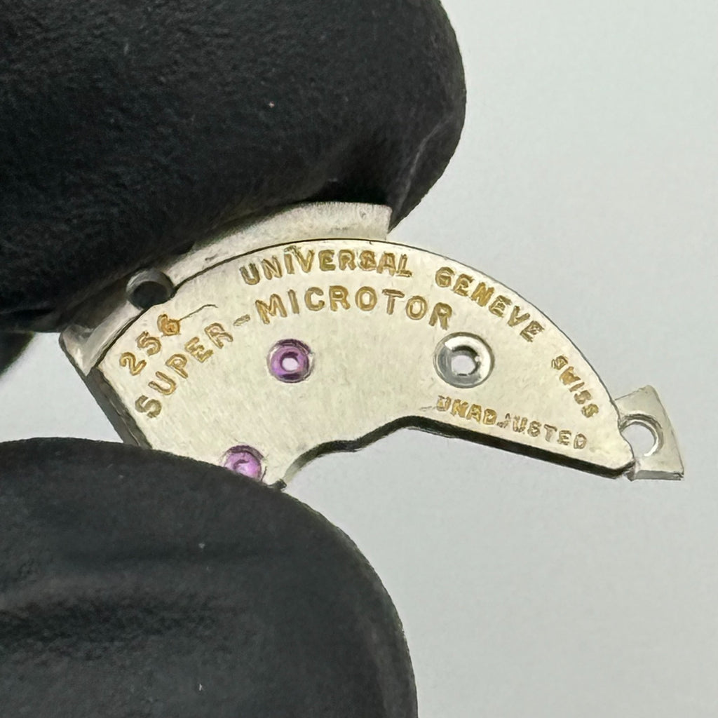 Universal Geneve 256 Super Microtor Bridge Part Watch Movement - Vintage Swiss