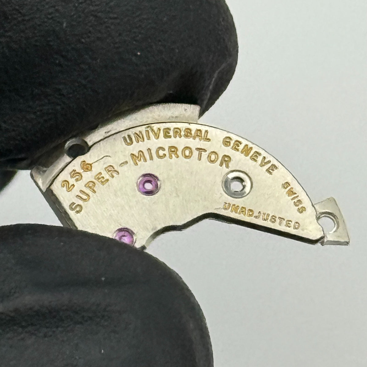 Universal Geneve 256 Super Microtor Bridge Part Watch Movement - Vintage Swiss
