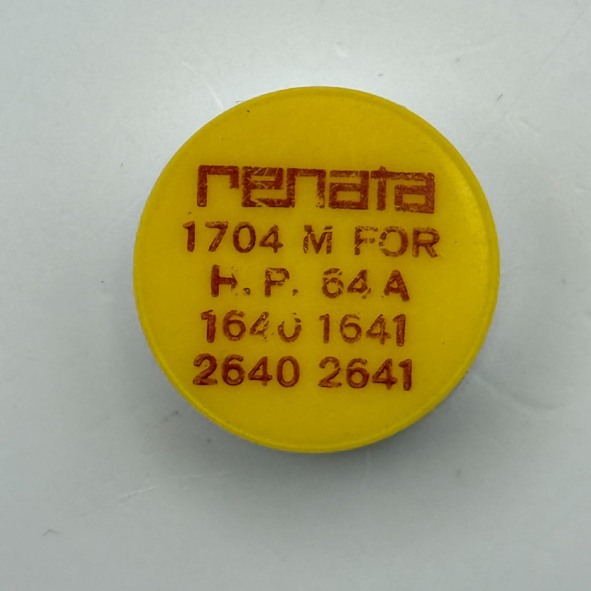 HP 4A 1640 1641 2640 2641 Balance Wheel Complete And Spring Watch Movements Part