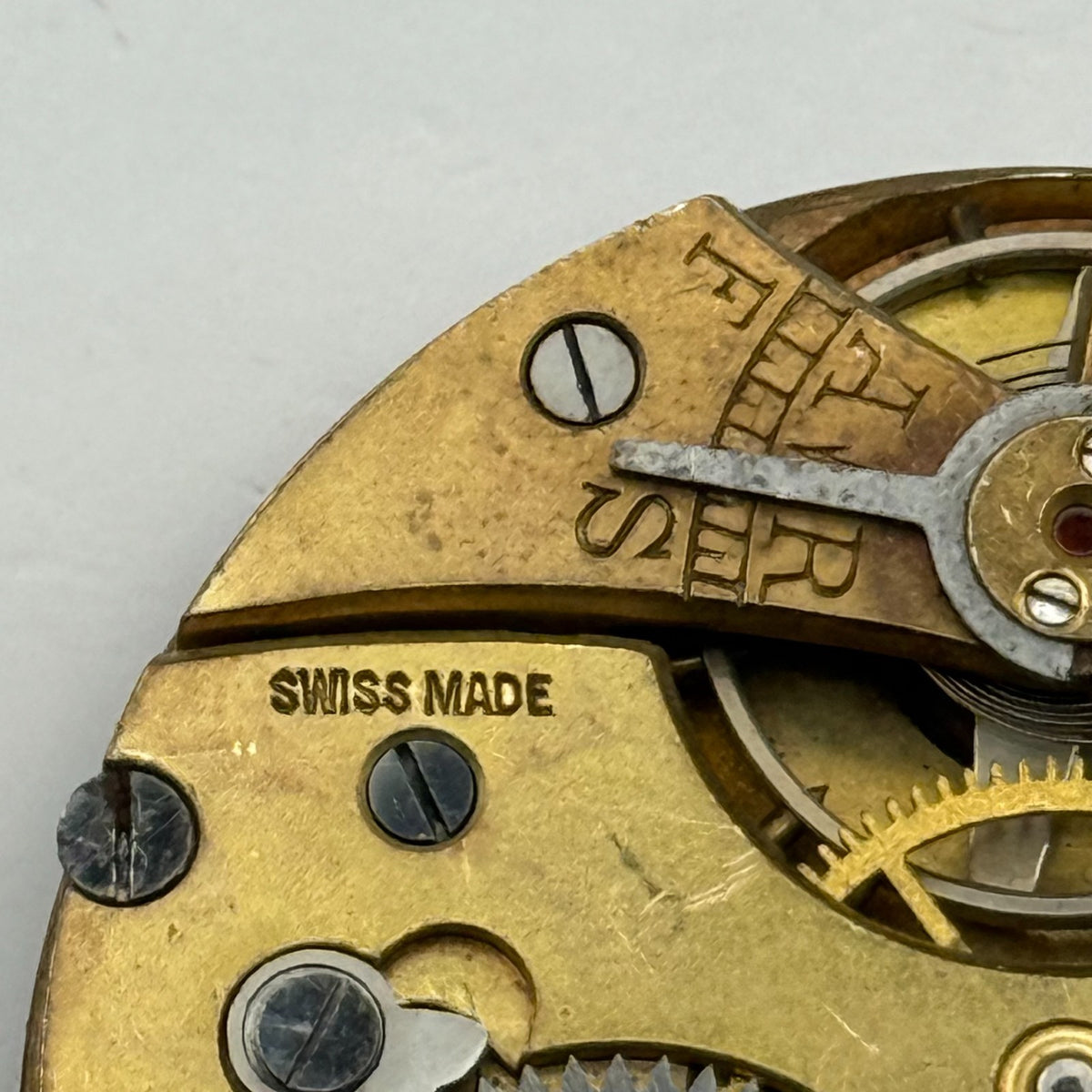 Artox Pocket Watch Movement Hunter Swiss Sub Seconds Vintage Parts Repair 40.2mm
