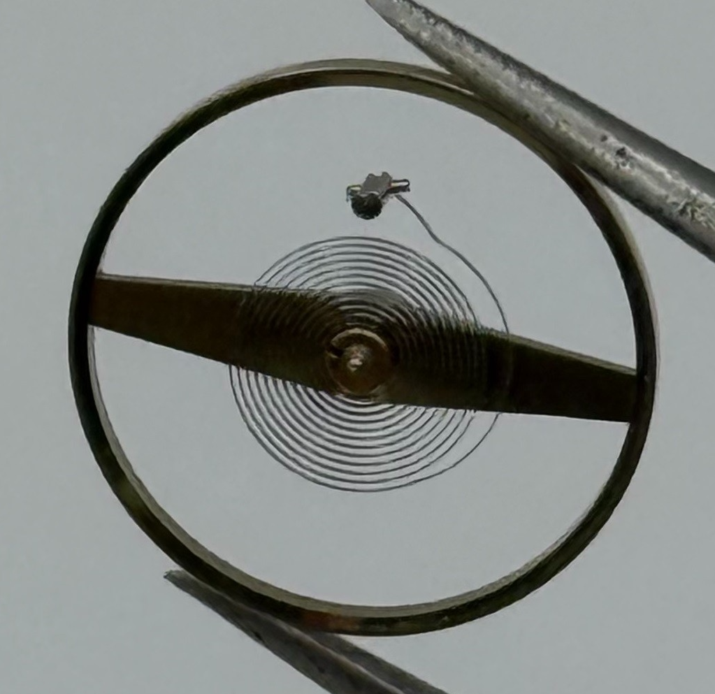 ST 96 Balance Wheel Complete And Spring 11½’’’ Renata 1268 Watch Movement Parts
