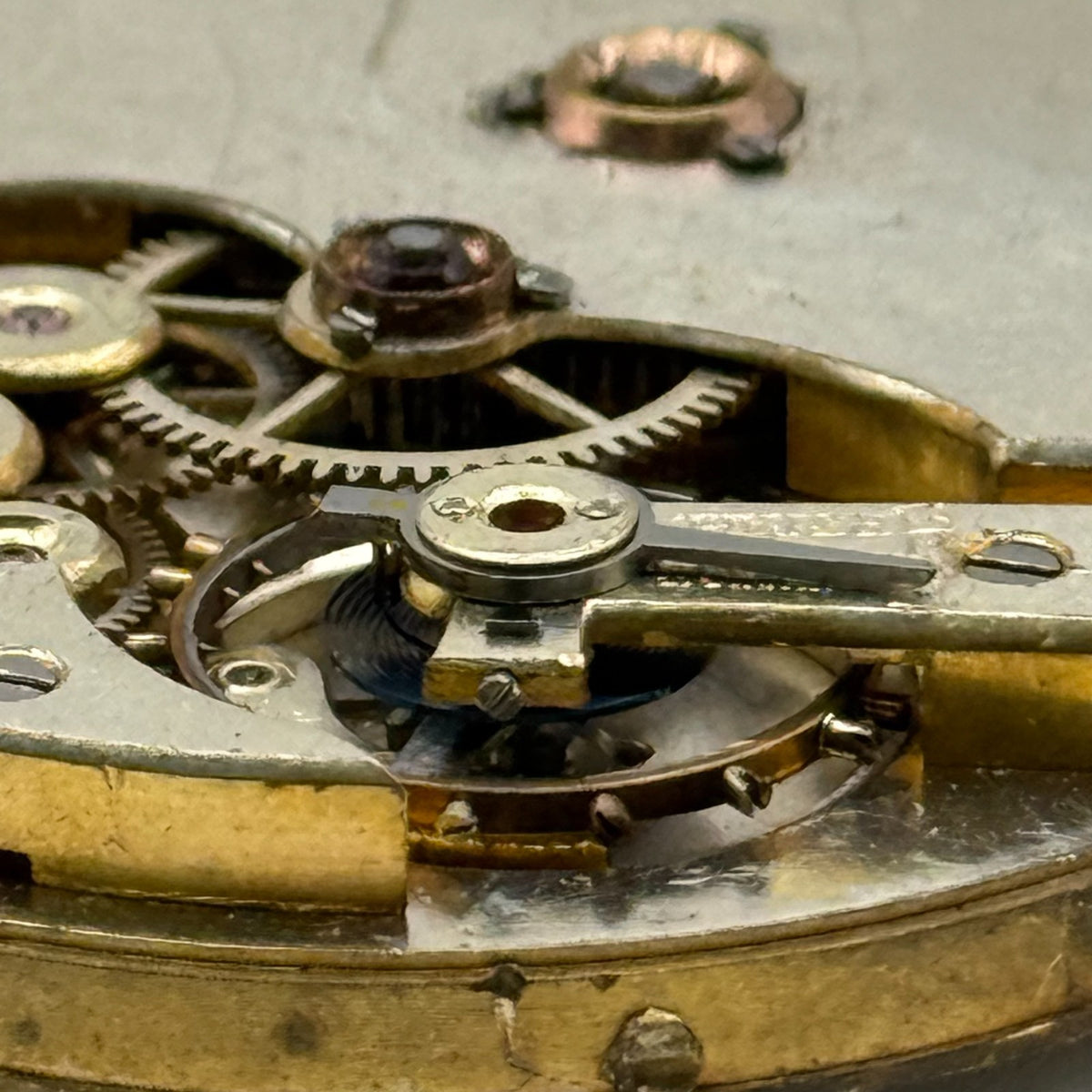 High Grade Pocket Watch Movement Running Hunter Antique Parts 36.2mm