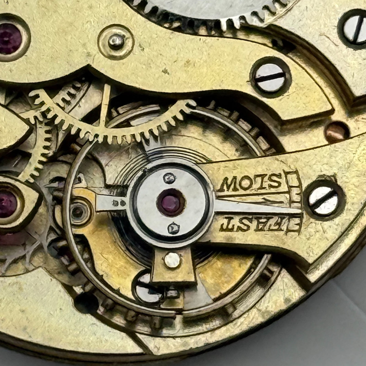 Trench Watch Movement Subseconds Manual Wind Vintage Parts Repair 27.8mm
