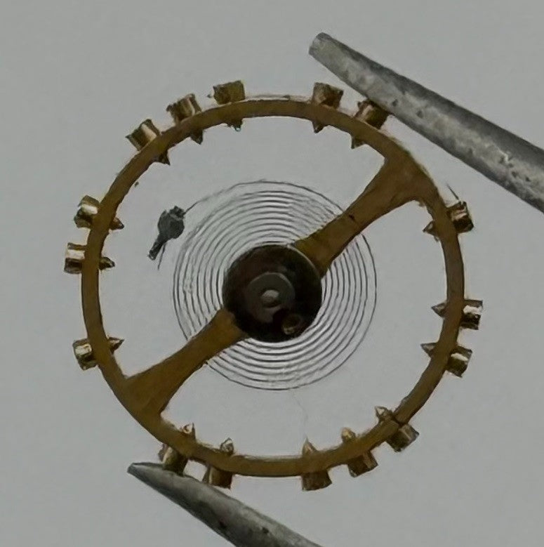 MST 349 Balance Wheel Complete And Spring 5¼’’’ Renata 256 Watch Movement Parts