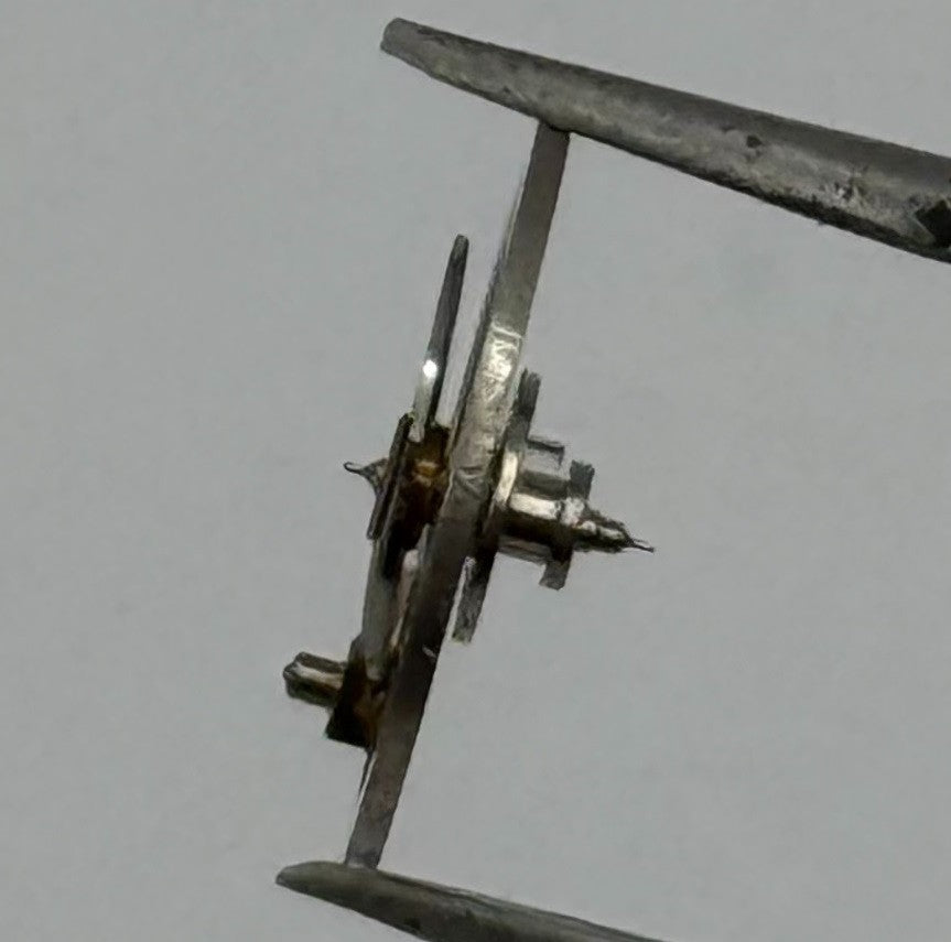Brac 180 PL Balance Wheel Complete And Spring 12’’’ Watch Movement Parts NOS