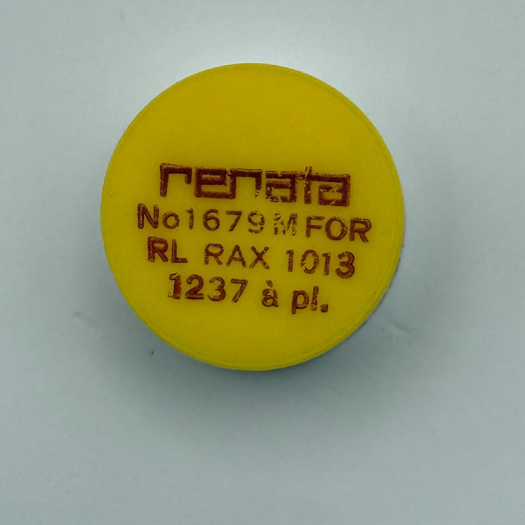 RL Rax 1013 1237 Balance Wheel Complete And Spring 1679 M Watch Movement Parts
