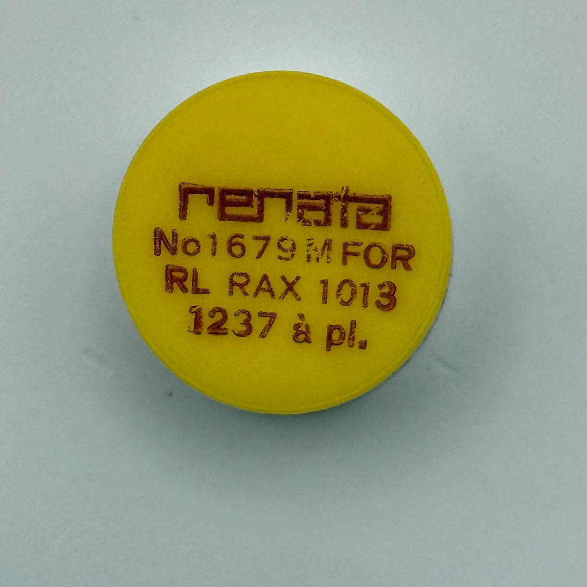 RL Rax 1013 1237 Balance Wheel Complete And Spring 1679 M Watch Movement Parts