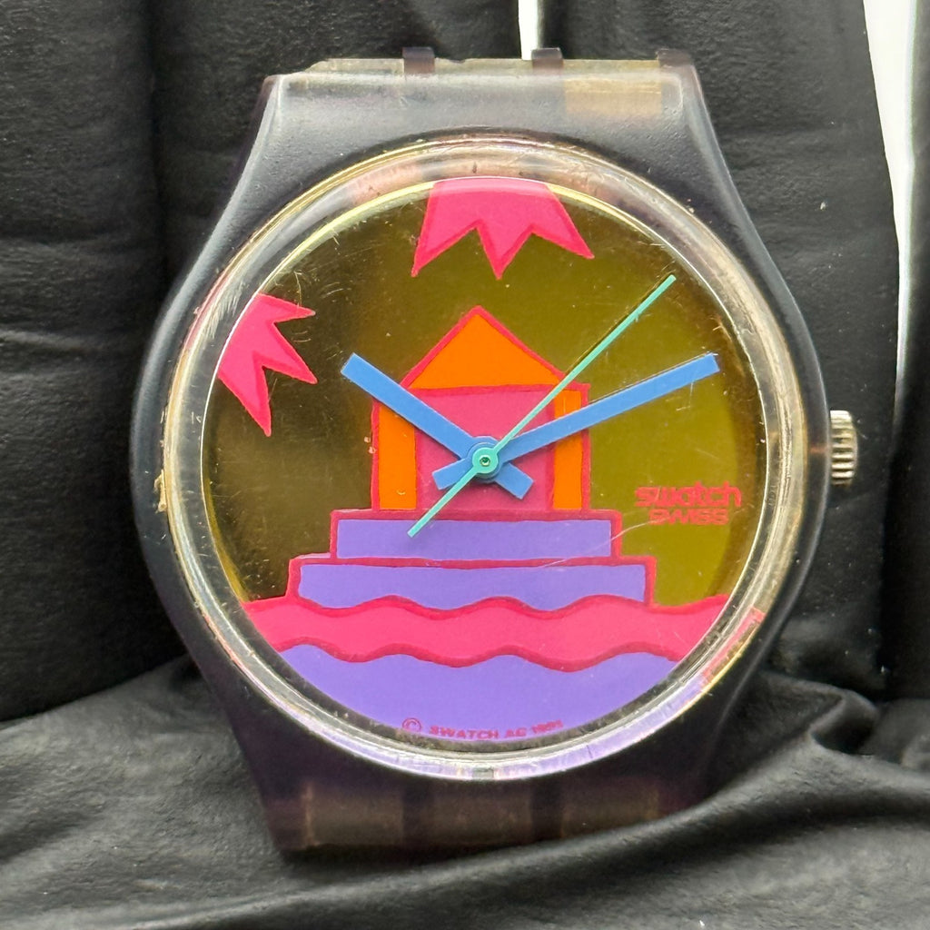 Vintage Swatch Gent Watch GV103 Rara Avis 1991 ETA Quartz Swiss 33mm Parts 