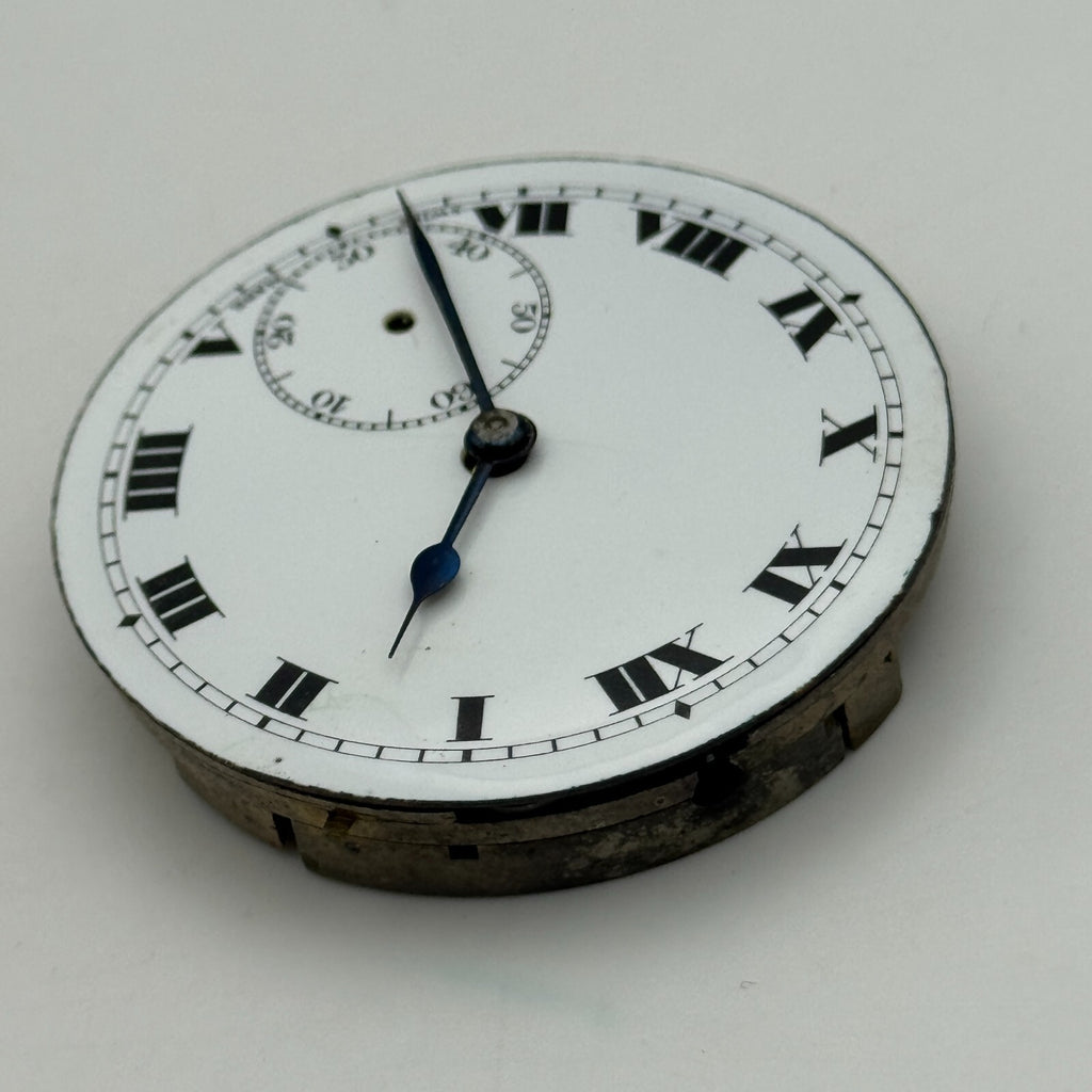 Unidentified Open Face Swiss Balance Ok Pocket Watch Movement Parts 42.5mm