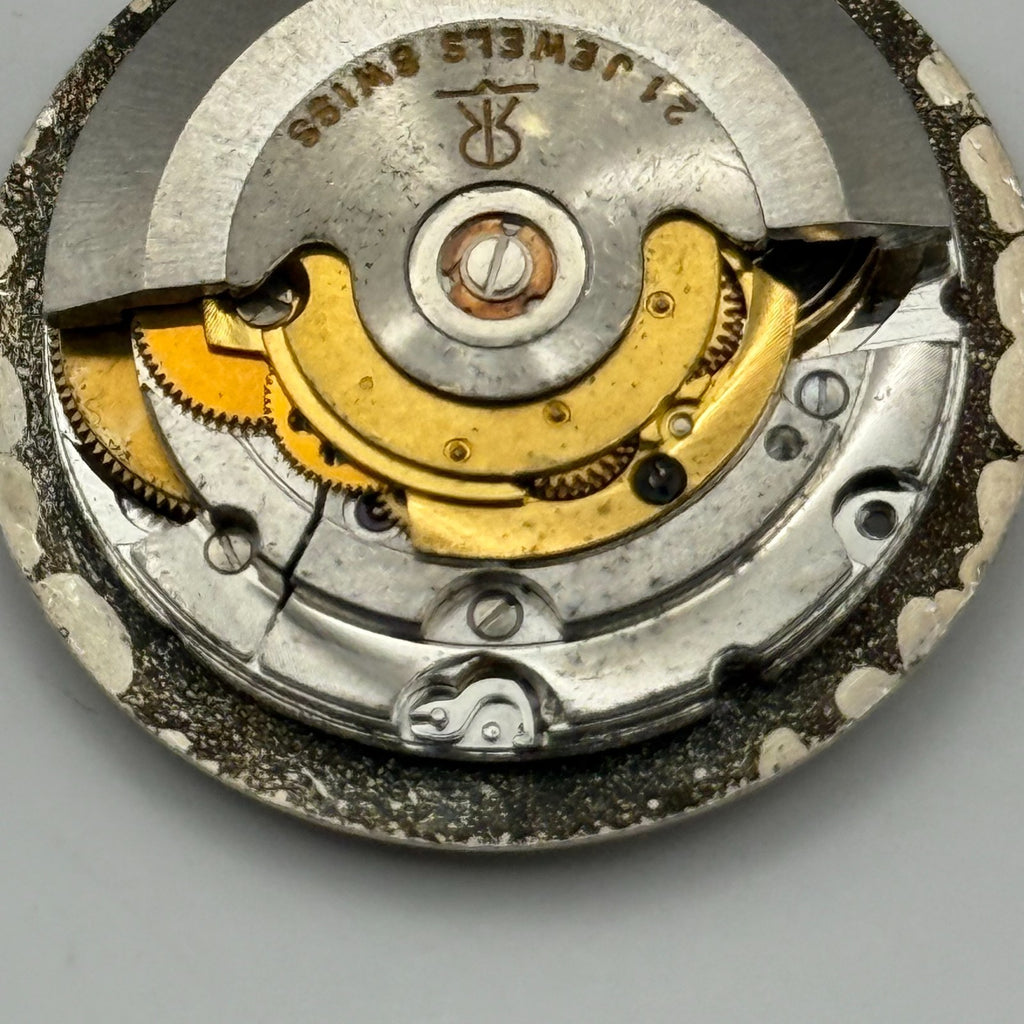 MSR S76/28 Watch Movement Garrard Date 21 Jewels Swiss Automatic Parts 25.9mm