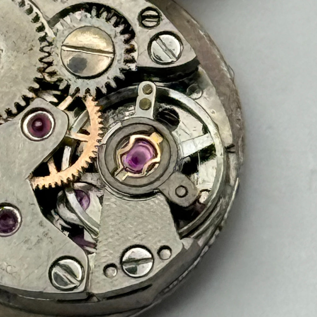 FE 68E4 Watch Movement Sandoz 17 Jewels Swiss Manual Wind Parts Repair 13.1mm