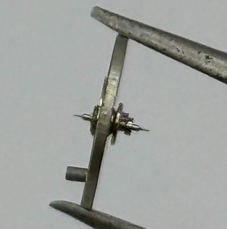 Junghans J 73 Balance Wheel Complete And Spring Watch Movement Parts NOS
