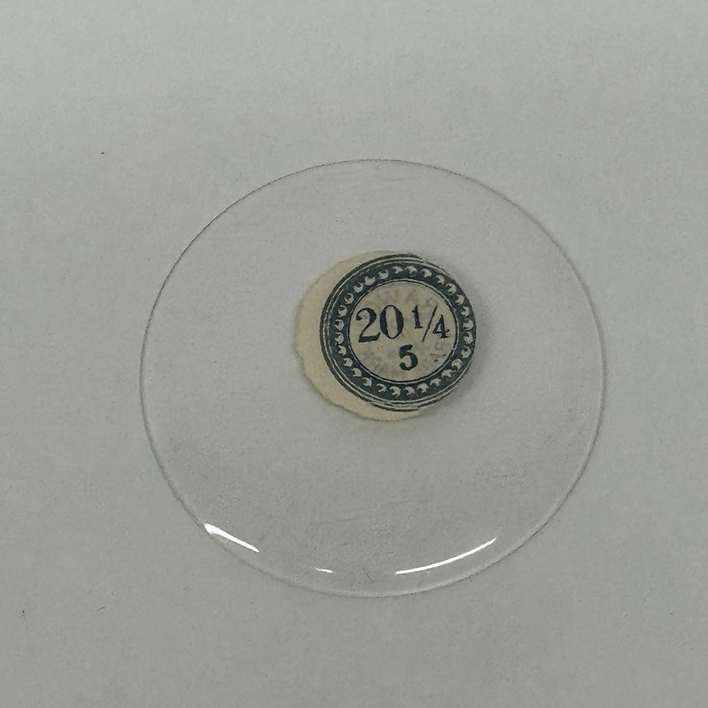 43.6mm Pocket Watch Glass / Crystal - 20 1/4 - 5 - 2.2mm Height - Rawco- Antique
