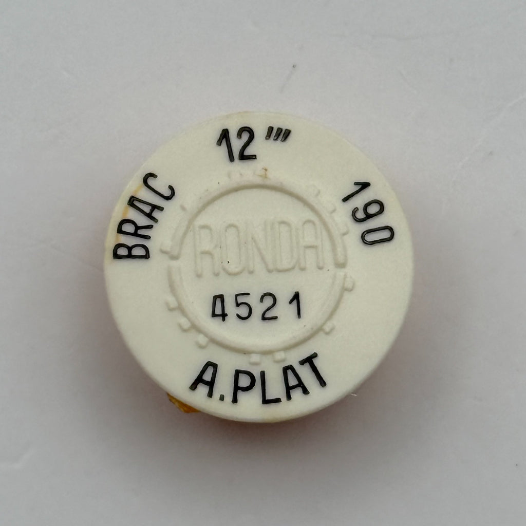 Brac 190 Balance Wheel Complete And Spring 12’’’ 4521 Watch Movement Parts NOS
