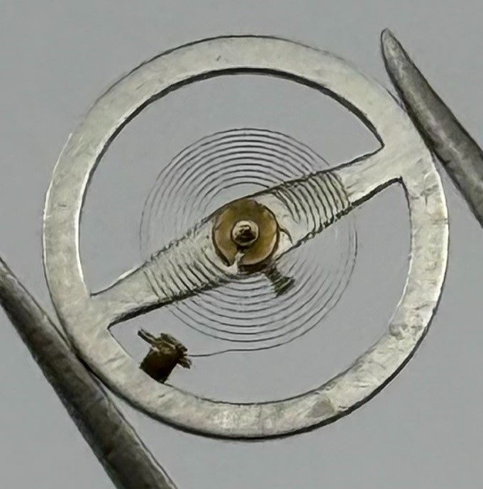 OC R7 Balance Wheel Complete And Spring 10½’’’ 1534 Watch Movement Parts NOS