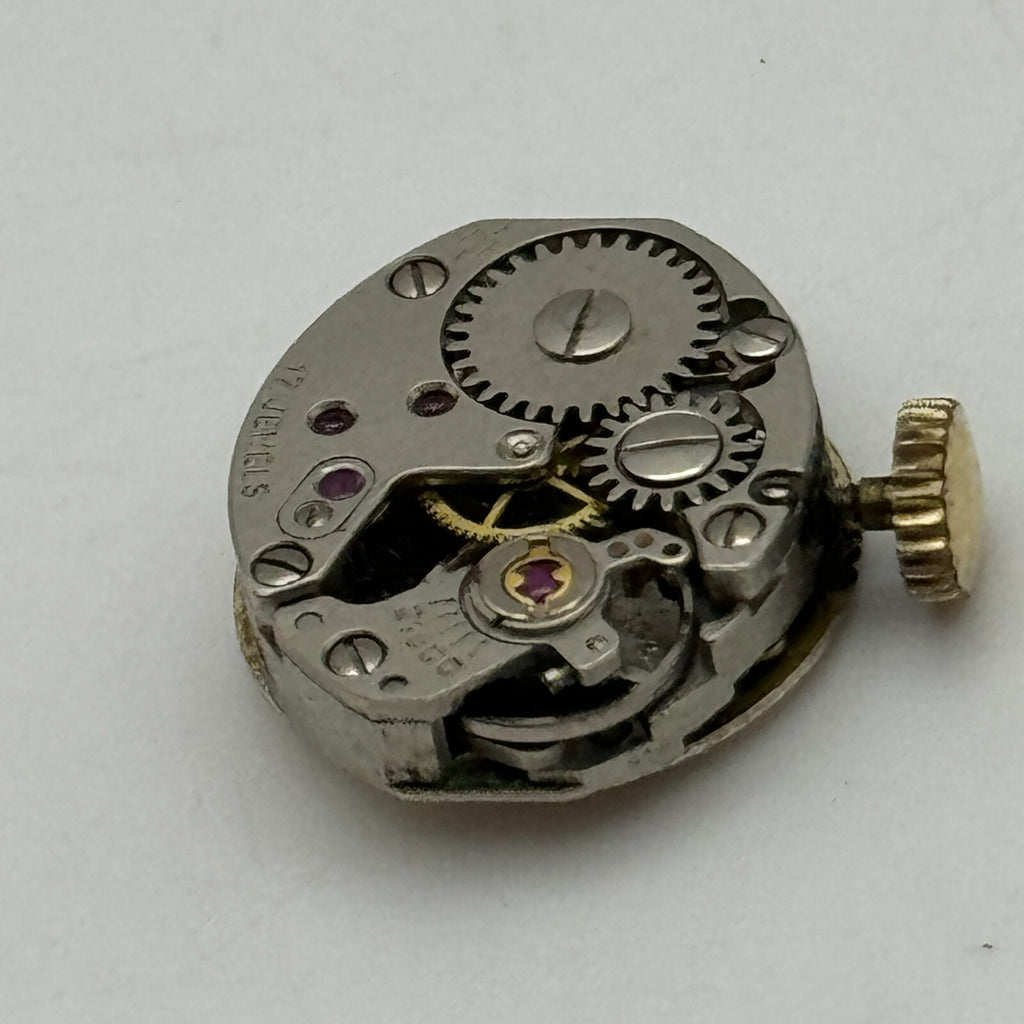 PUW 1075 Watch Movement Anker Ladies Manual Wind 21600 Swiss Vintage Parts 13mm