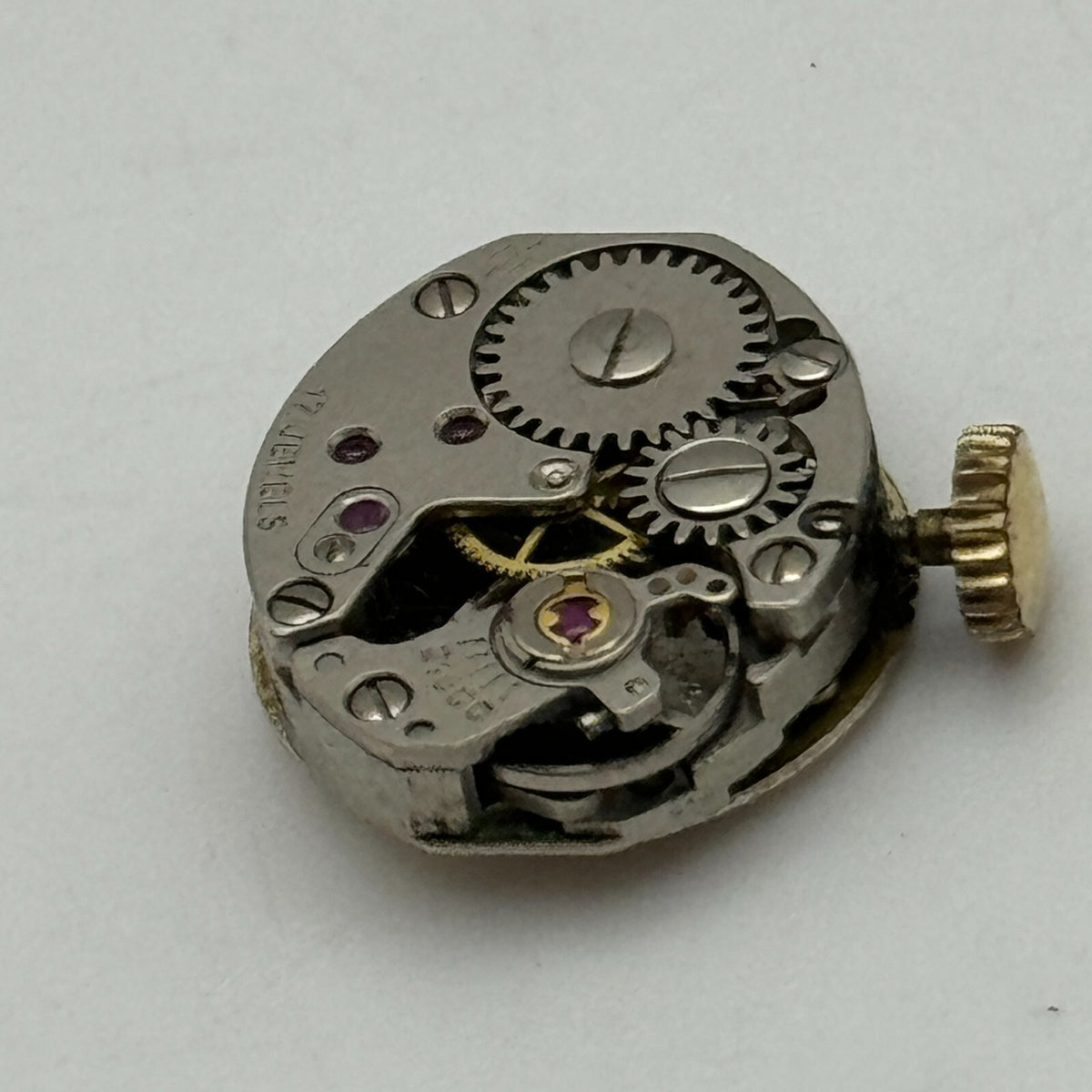 PUW 1075 Watch Movement Anker Ladies Manual Wind 21600 Swiss Vintage Parts 13mm