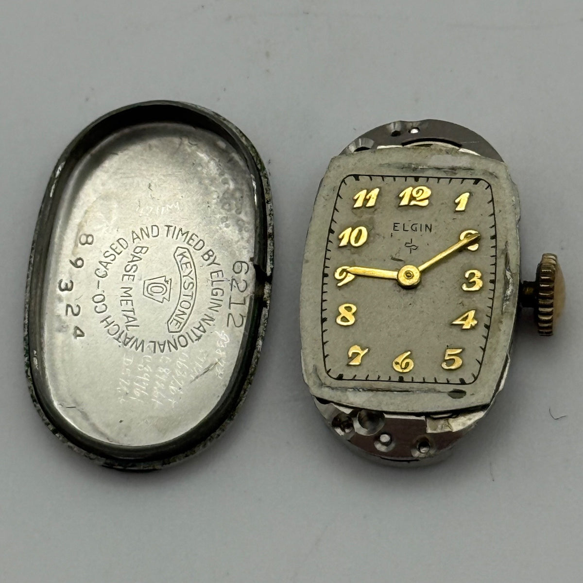 Elgin Grade 541 Model 2 Watch Movement 1951  American Parts Repair Ladies 21/0s