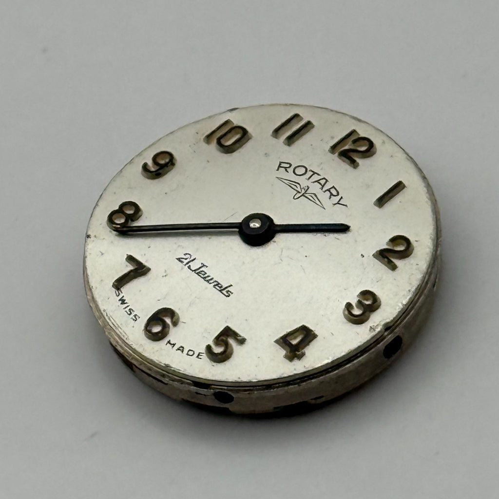 FHF 34-21 Watch Movement Rotary 21 Jewels Swiss Manual Wind Parts Repair 17.5mm