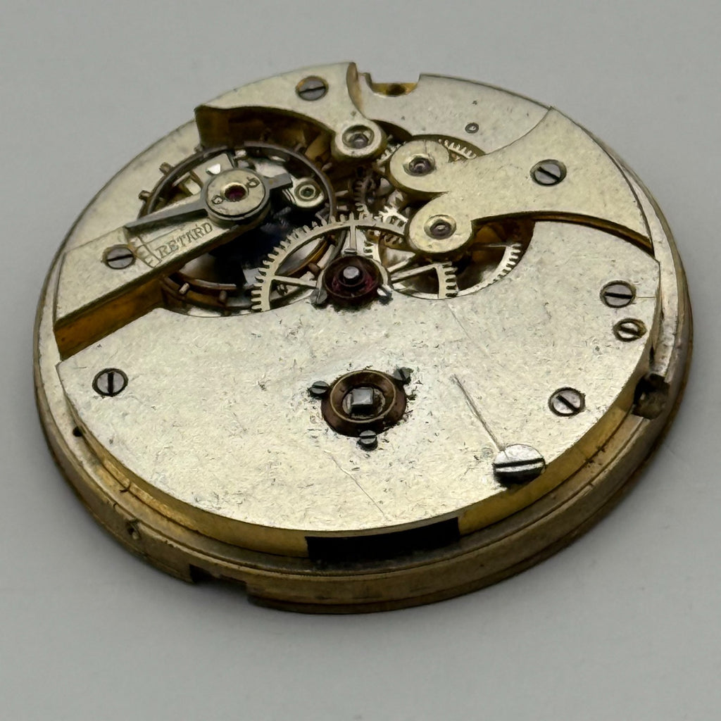 High Grade Pocket Watch Movement Running Hunter Antique Parts 36.2mm