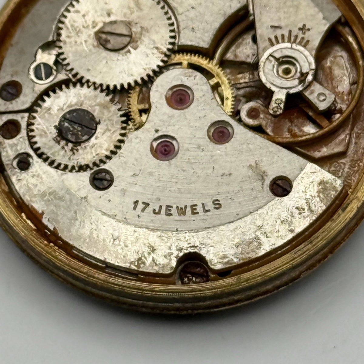 AS 1702/03 Watch Movement A. Schild 1702/03 Rotary 17 Jewels Parts 28.9mm