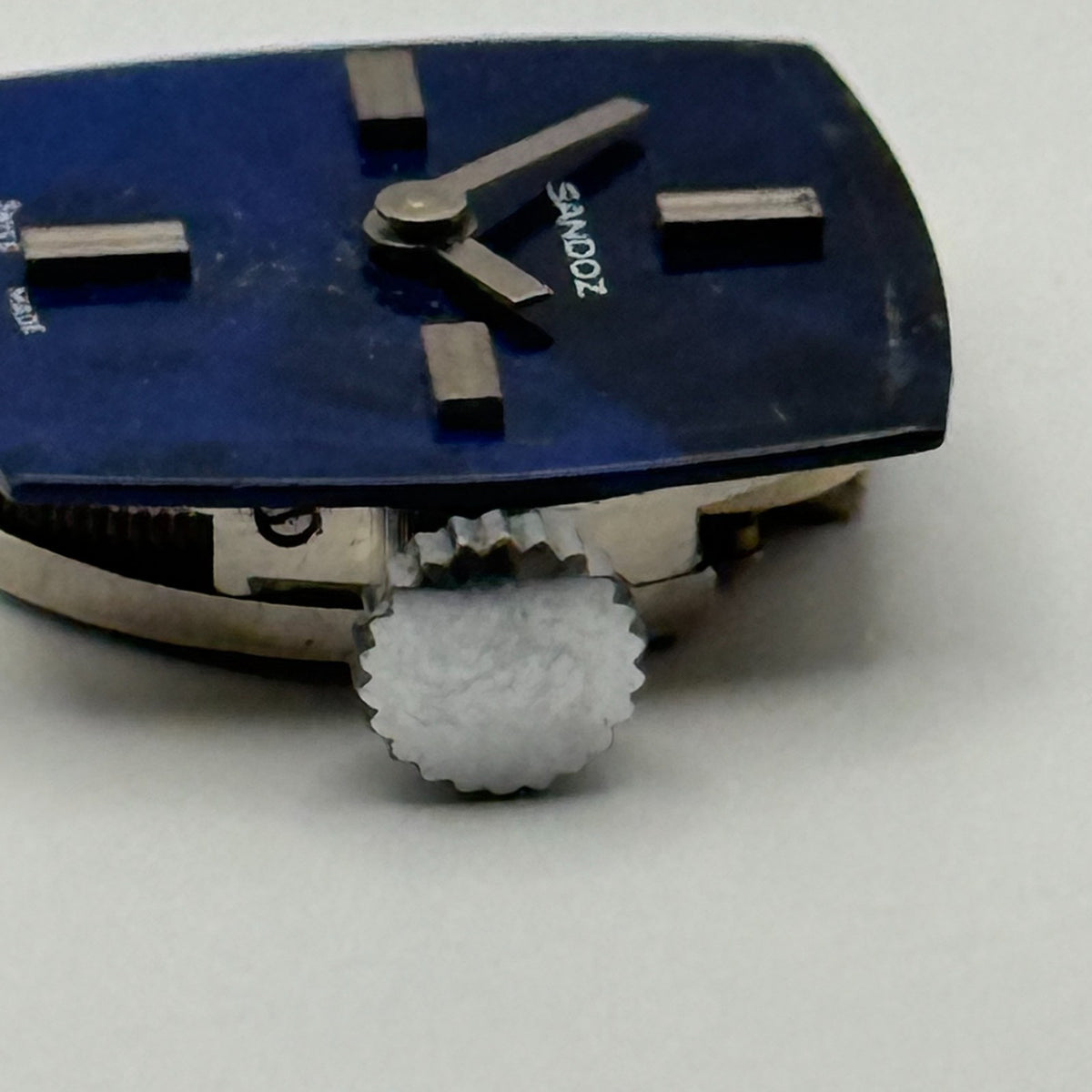 Stone Dial Watch Movement SGT Sandoz Ladies 17 Jewels Manual Wind Parts 12.7mm
