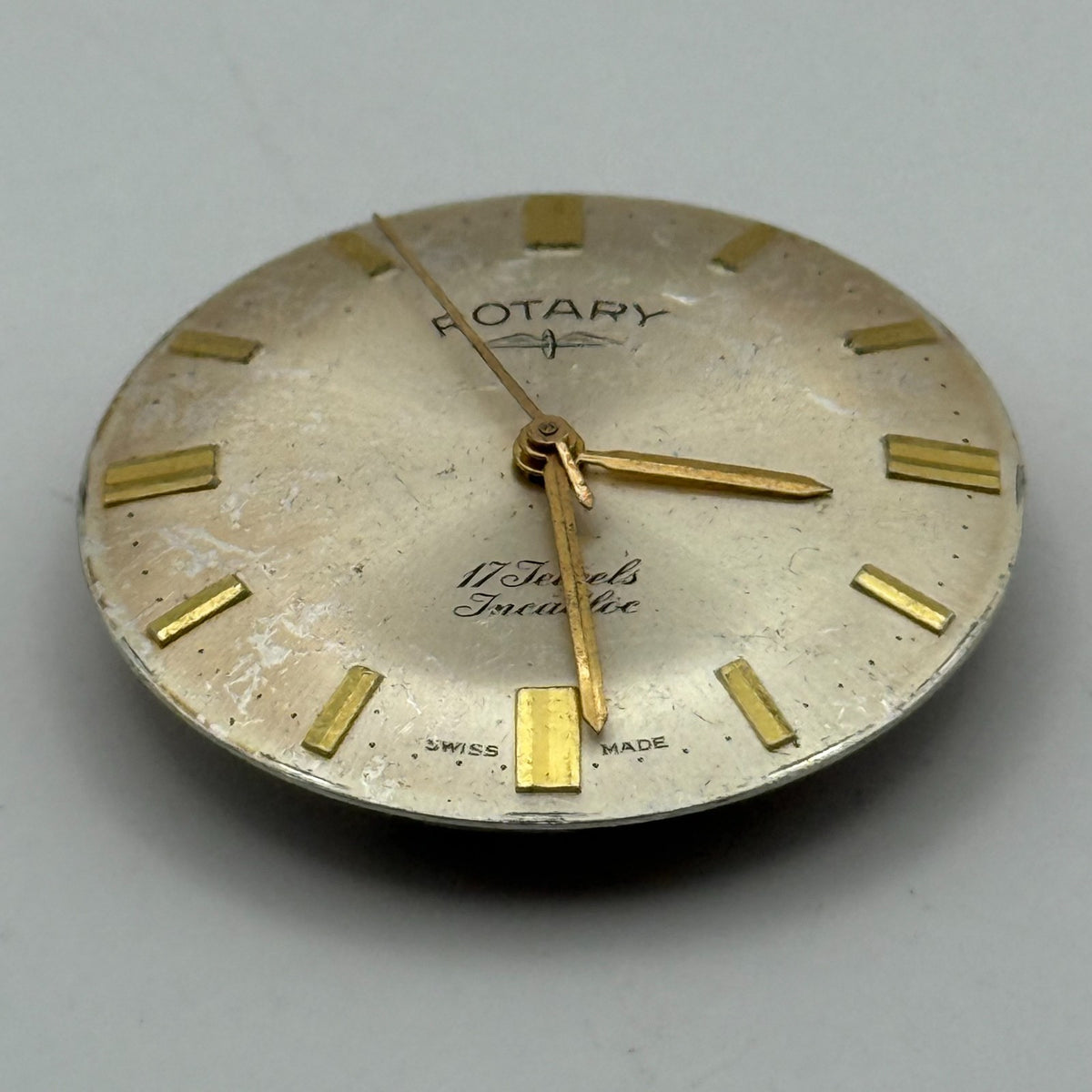 AS 1795 Watch Movement - A. Schild 1795 Rotary - For Parts / Repair - 25.8mm