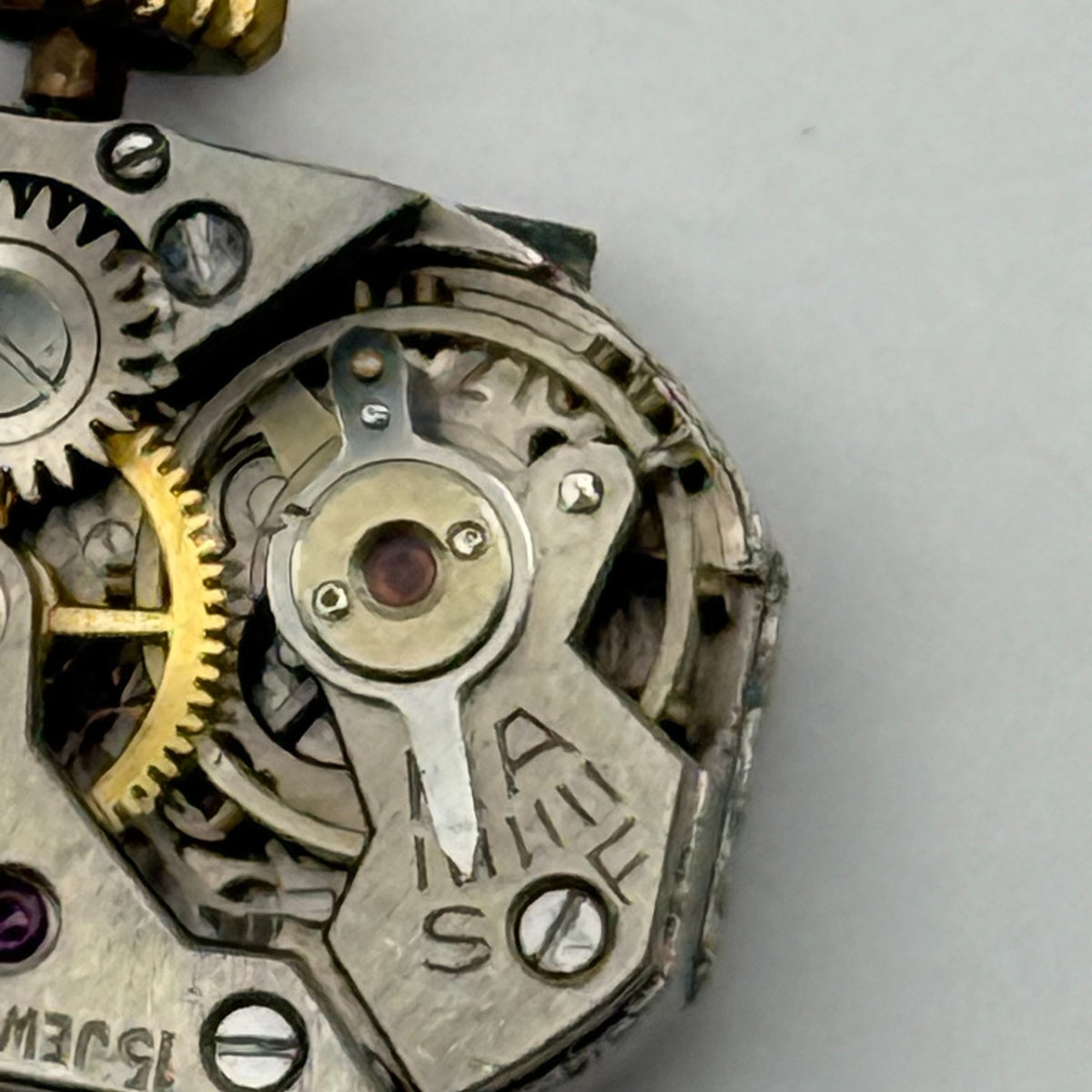 FEF 270 Watch Movement Running Avia 15J Swiss Manual Wind Parts Repair 12.8mm