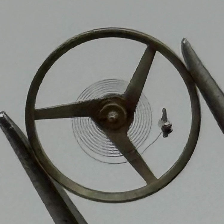 ETA 2487 Balance Wheel Complete And Spring Renata 1269 Watch Movement Parts NOS