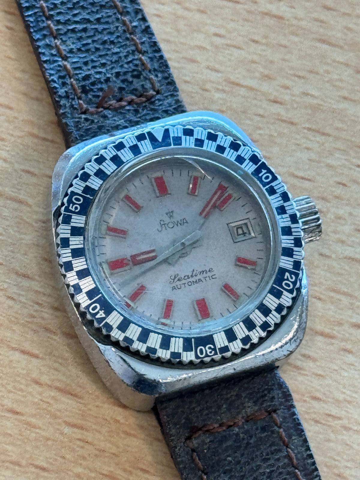 Stowa Seatime Automatic Ladies Diver Watch Vintage Rare - Spares/Repairs - 27mm