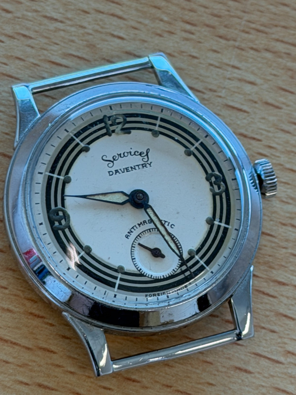 Services Daventry Military Style Men's Watch - Antimagnetic Sub Seconds - Spares