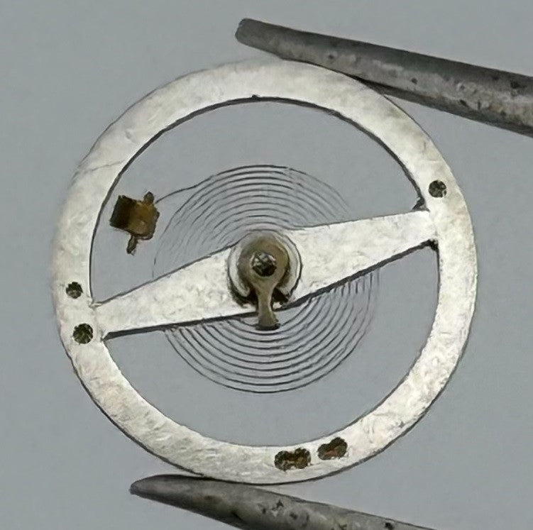 OC R7 Balance Wheel Complete And Spring 10½’’’ 1534 Watch Movement Parts NOS