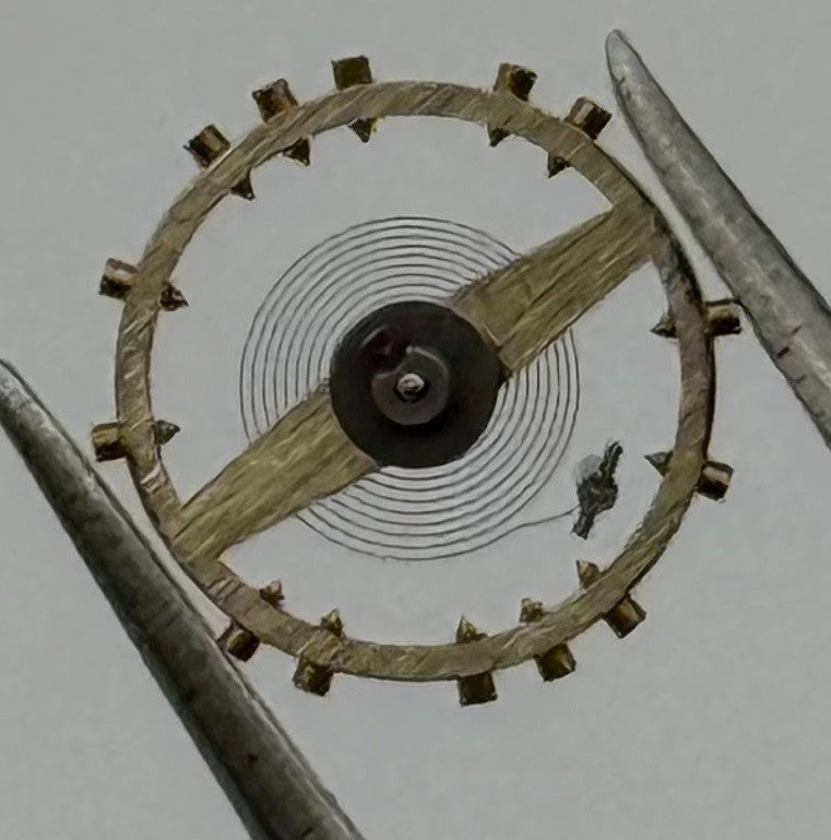 MST 340 Balance Wheel Complete And Spring 6¾’’’ Renata 574 Watch Movement Parts