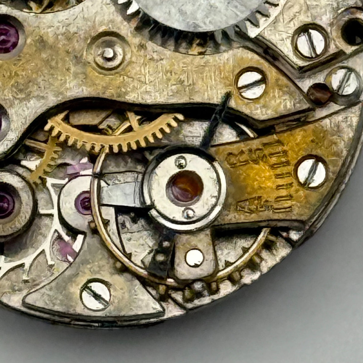 Unidentified Watch Movement Kendal & Dent London Manual Wind Parts Repair 19.5mm