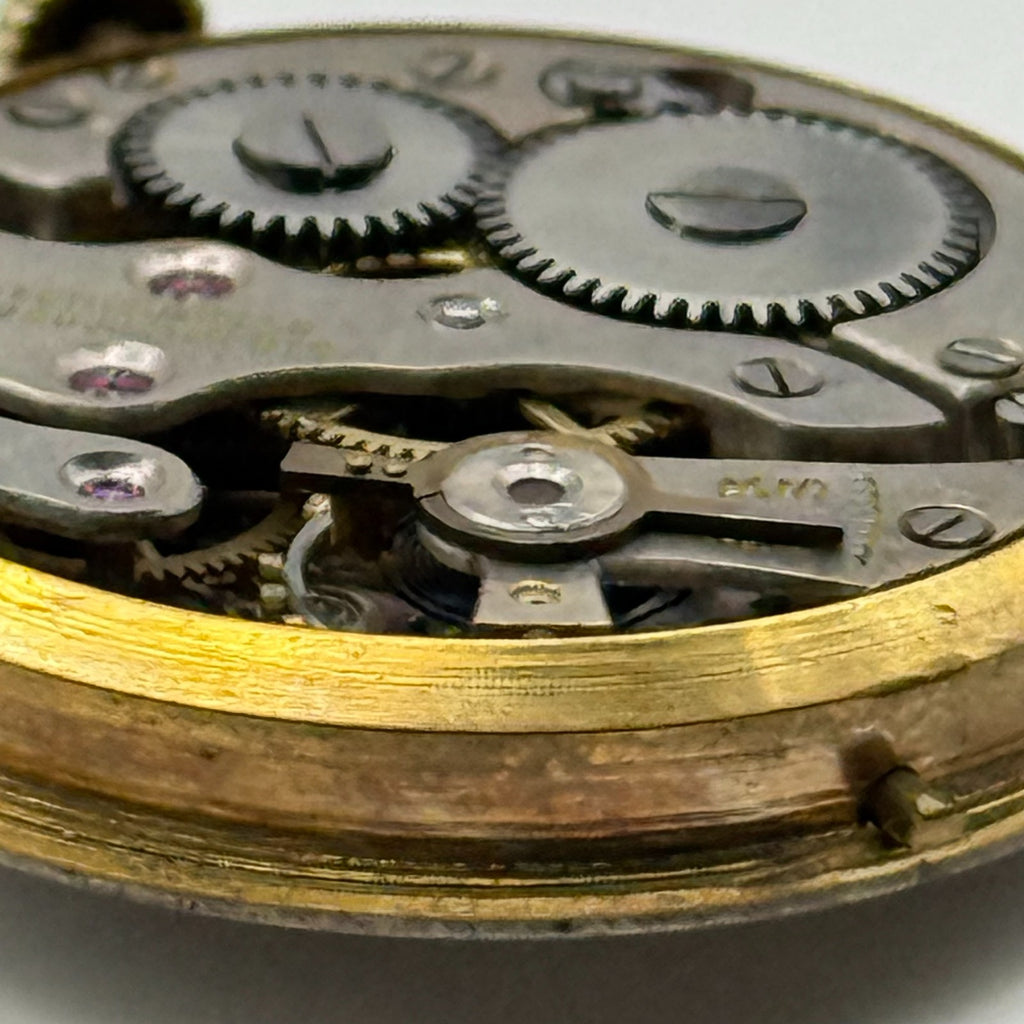 15 Jewels 2 Adjustments Watch Movement Running Unidentified Swiss Parts Repair