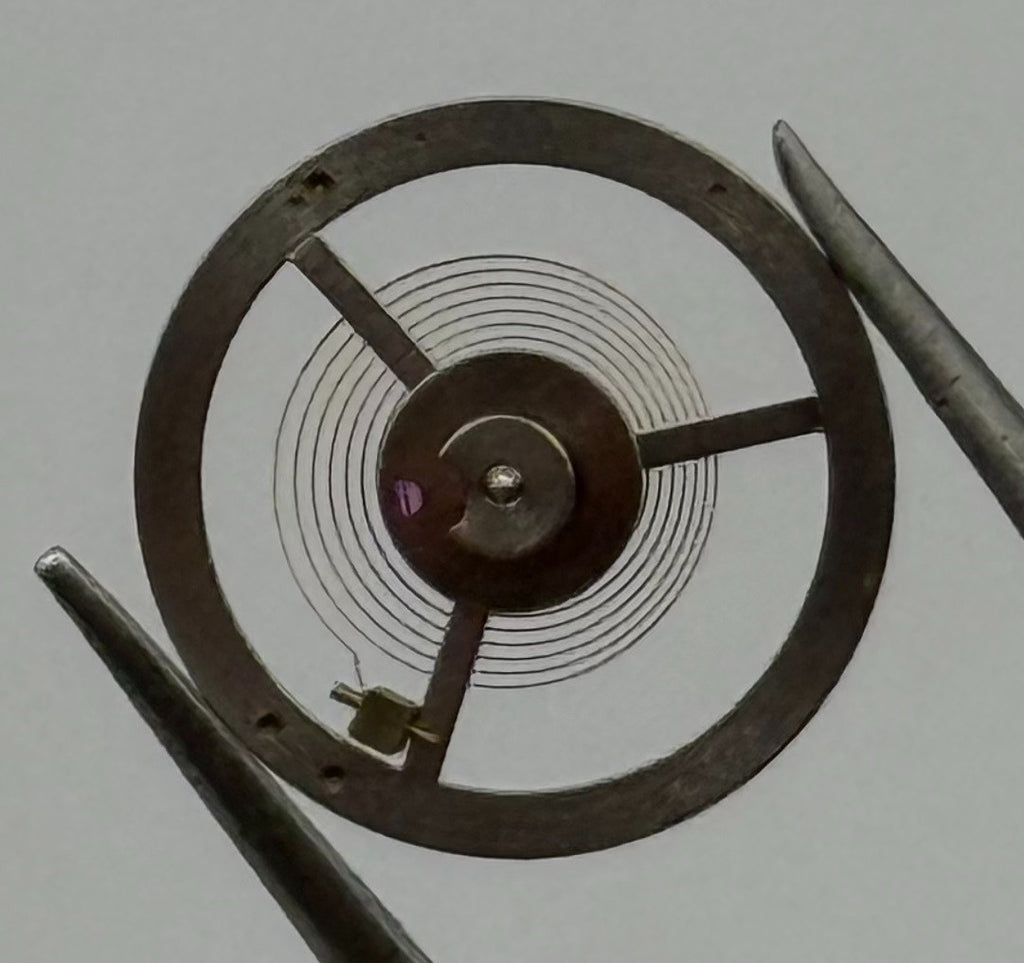Brac 190 Balance Wheel Complete And Spring 12’’’ 4521 Watch Movement Parts NOS