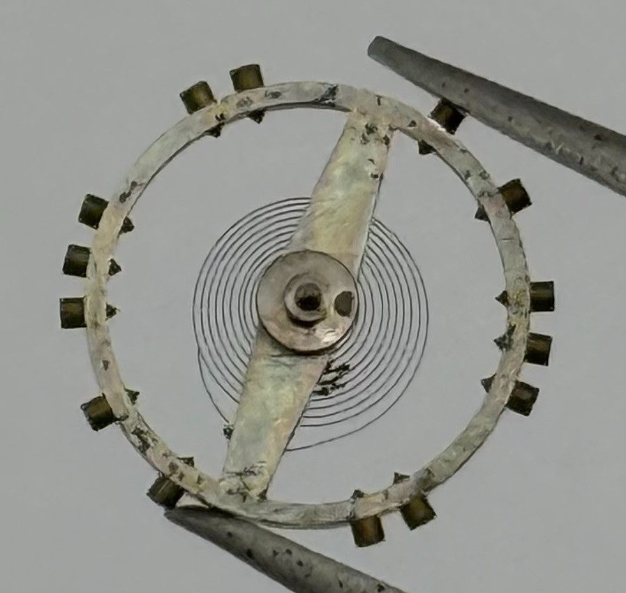 AS 984 Balance Wheel Complete And Spring 10½’’’ 30 M Watch Movement Parts NOS