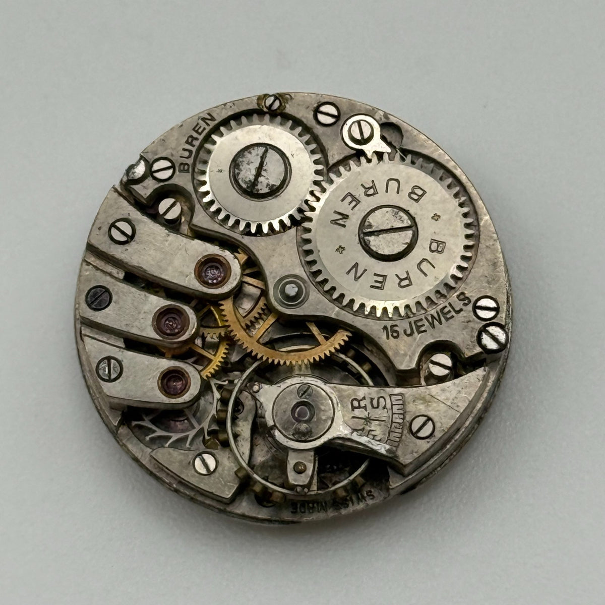 Buren 10.5N Watch Movement - For Parts / Repair - Select From Available Options