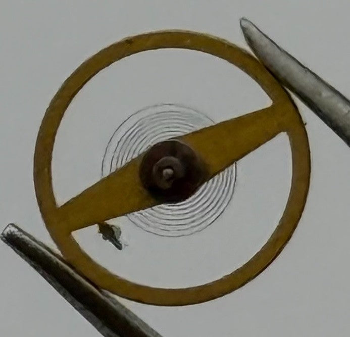 GSW 60 Balance Wheel Complete And Spring 5½’’’ 1068 M Watch Movement Parts NOS