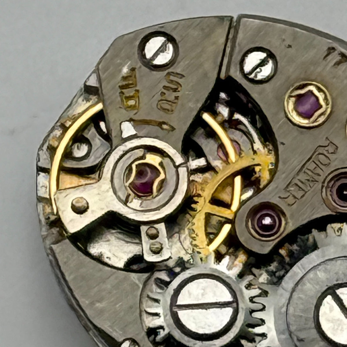 MST 389 Watch Movement Running Roamer 17 Jewels Manual Wind Parts Repair 13.1mm