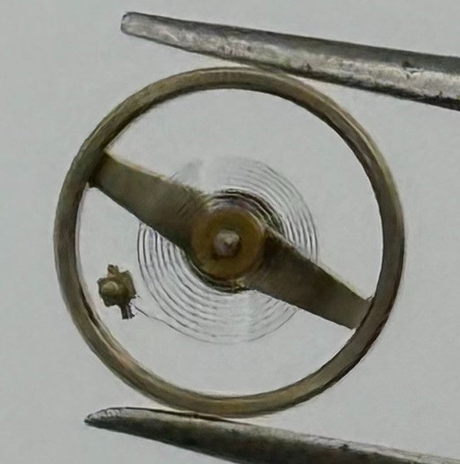 Ebosa 86 87 Balance Wheel Complete And Spring 8¾’’’ 1249 Watch Movement Parts