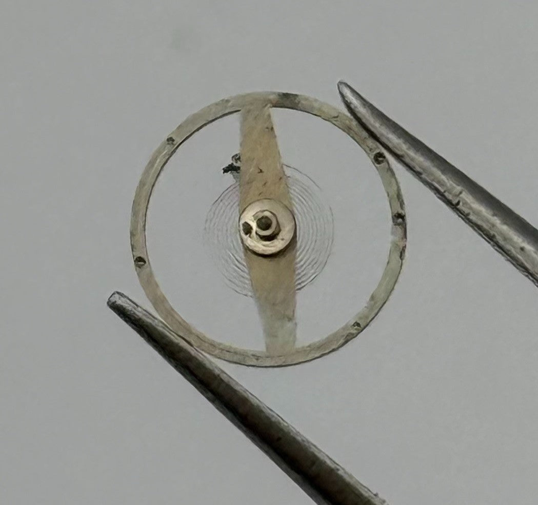 Durowe 261 Balance Wheel Complete And Spring 1643 M Watch Movement Parts NOS