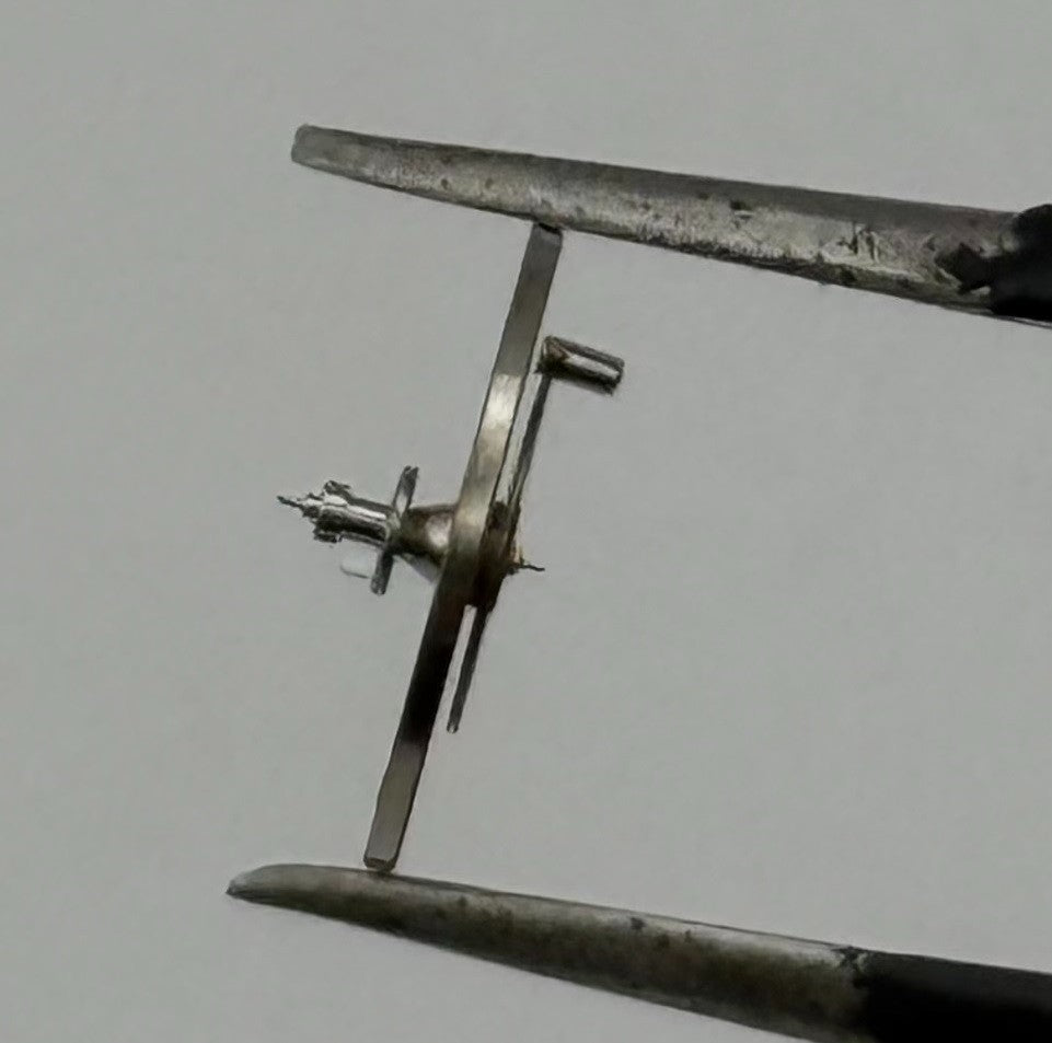 EB 1297 Balance Wheel Complete And Spring 5¼’’’ 201 Watch Movement Parts NOS