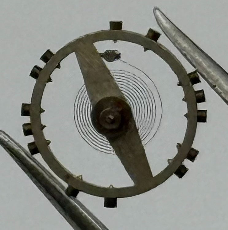 AS 970 Balance Wheel Complete And Spring 8¾''' Renata 27 M Watch Movement Parts